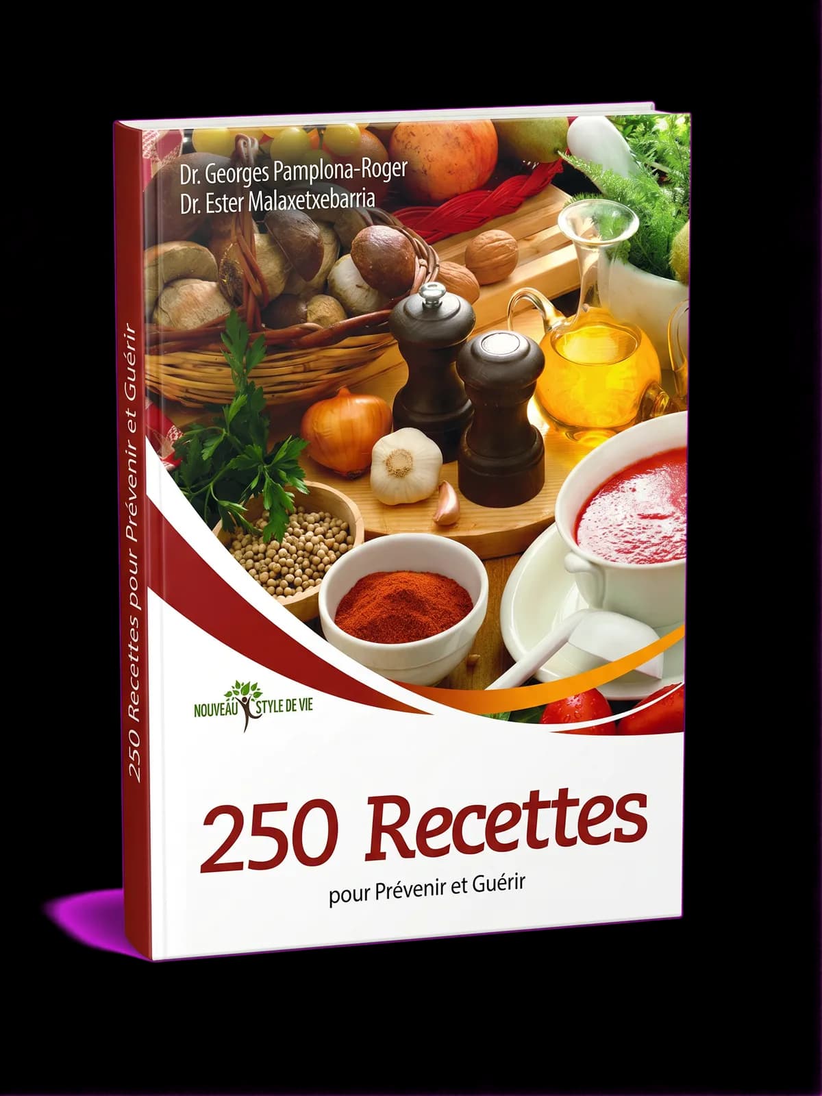 Couverture du livre 250 recettes pour prévenir et guérir