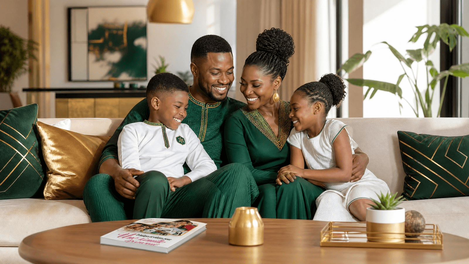 Aperçu des pages du livre Une famille épanouie
