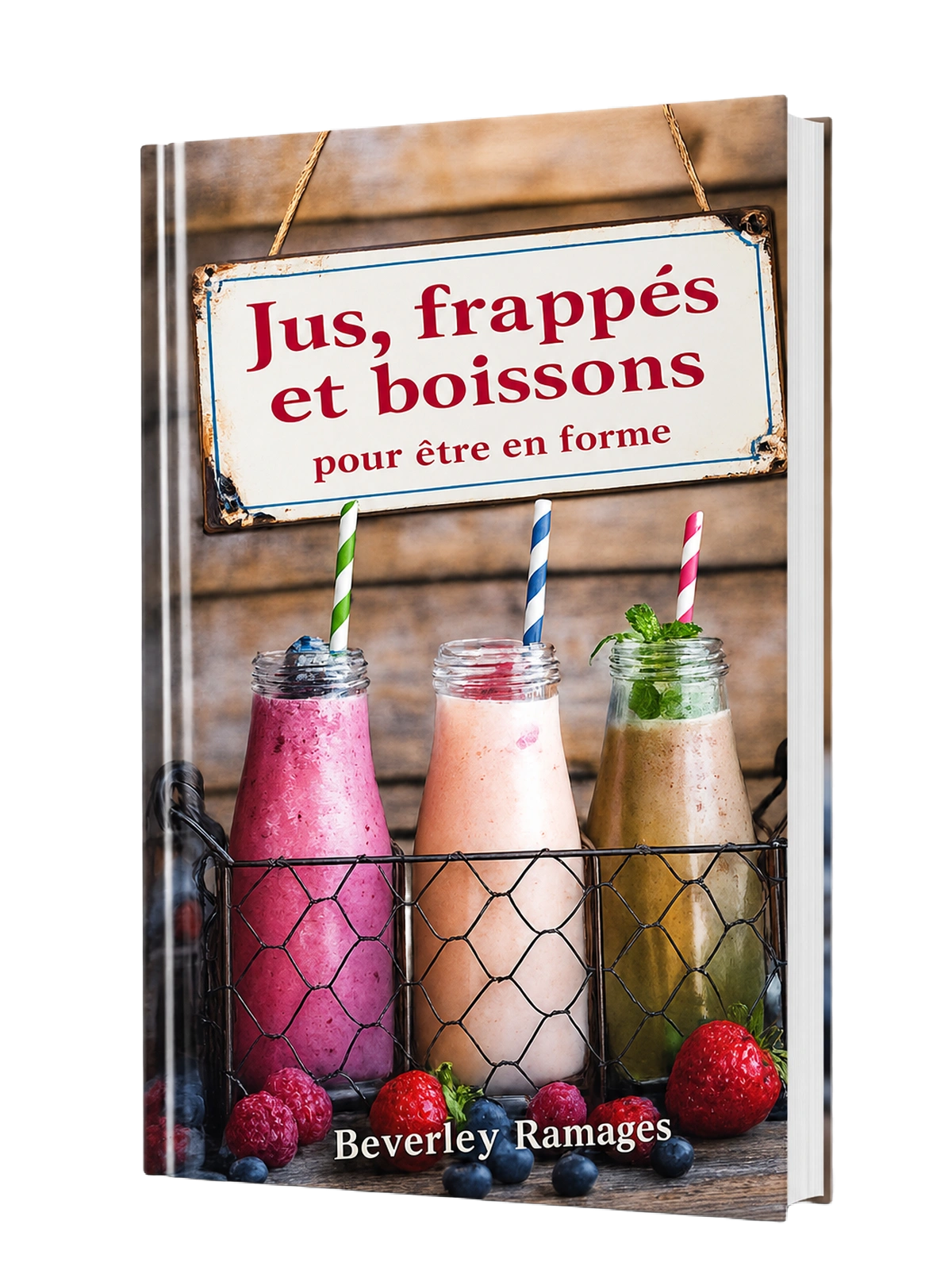 Couverture du livre JUS, FRAPPÉS ET BOISSONS POUR ÊTRE EN FORME