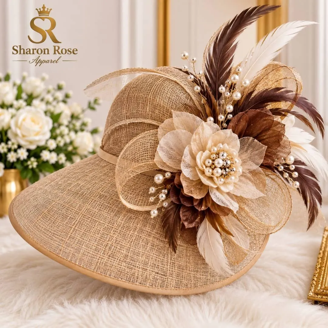 Chapeau Raphia Prestige Cérémonie